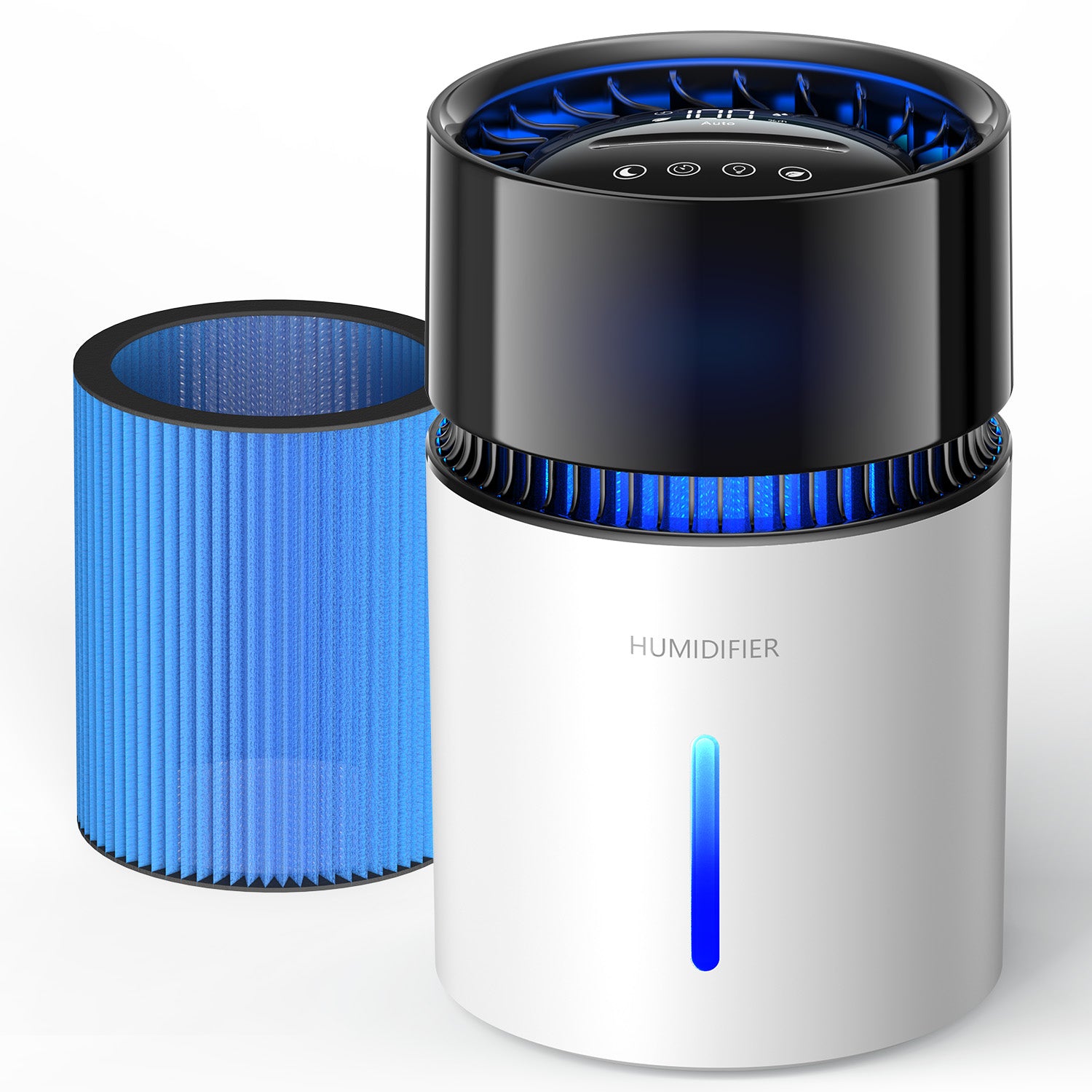 3L Mist-Free Evaporative Humidifier for Bedroom